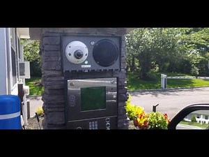 Entering a gated community with Bay Ridge Security's remote guard security service