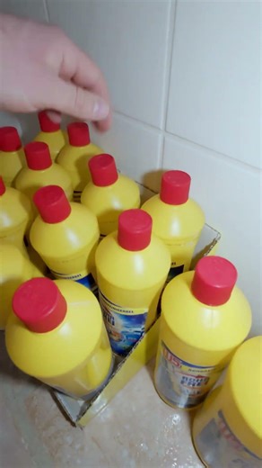 Toilet clogged, use drain cleaner to unclog it #hands #diy