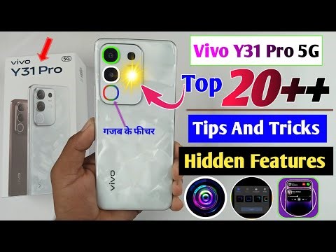 Vivo Y31 Pro 5G Tips And Tricks | Vivo Y31 Pro Top 20++ Hidden Features | vivo y31 pro features