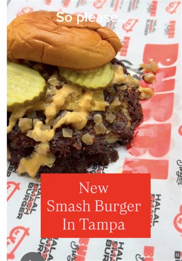 Life is too short… eat a smashburger. Find your way to Bubbi Burger 🍔 • • • • • • • • * Bubbi Burger ™️ 📍 TAMPA! 1417 S Howard Ave, FL 33060 ⏰ Wednesday - Sunday 📞 Available for Pickup/Delivery on all platforms -100% Halal FOLLOW NOTIFICATIONS #halalsmashburgertampa #smashburgertampa #BubbiBurger #TampaEats #fyp