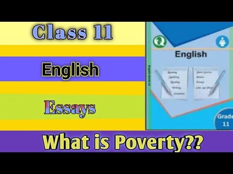Class 11 English || Essays || What is Poverty? || Exercise || Learn Nepal