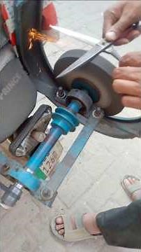 how to sharpen scissors with amazing technique