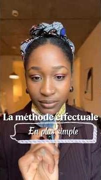 La méthode effectuale en plus simple