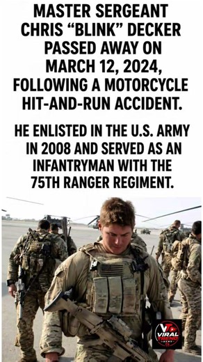Remembering Master Sergeant Chris "Blink" Decker 🇺🇸 | A Hero Never Forgotten #Shorts