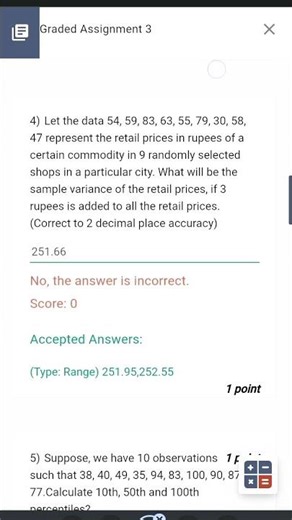 IITM data science statistic week 3 graded assignment