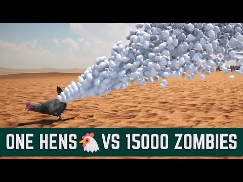 The Lone Chicken vs 10,000 Zombies – Ultimate Survival Battle 🐔🧟‍♂️