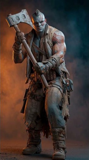 The Butcher Character Showcase | Dark Horror Villain 3D #shorts