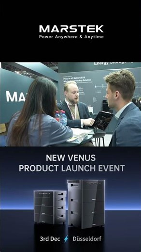 Marstek at Solar Solutions Düsseldorf | Europe’s No.1 Plug-In Battery | Venus A/D/G &Mars I Plus ESS