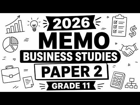 2026 MEMO BUSINES STUDIES PAPER 2 GRADE 11 THUNDEREDUC BUSINESS STUDIES PAPER 2 GRADE 11 JUNE EXAM