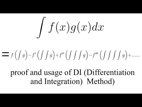 proof and usage of DI (Differentiation and Integration) Method