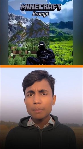 😜🔥Turn a normal image into Minecraft style || #shorts #ytshorts