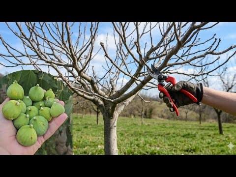 How to prune a fig tree for large fruit?