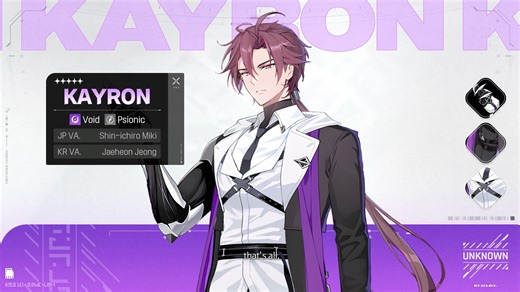 50K views · 772 reactions | ◤Character Preview 「Kayron」◢ VA. #ShinichiroMiki Class: Psionic Ego Attribute: Void Affiliated Faction: Wanderer Meet Kayron in his preview video, the Awakened One who seeks peace, with no memory of his past. #CHAOSZERONIGHTMARE #CZN #ChaosZeroNightmare | Chaos Zero Nightmare | Facebook