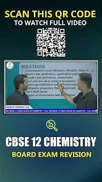 Crack Chemistry 2026: Your One-Stop CBSE 12 Board Exam Revision Guide | Chemistry Full Syllabus