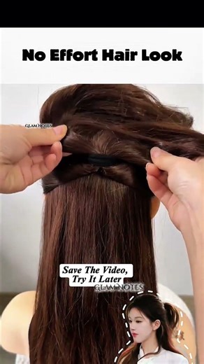 Easy Half-Up Ponytail Hairstyle Tutorial-Simple & Elegant Look #HalfUpPonytail #EasyHairstyle #ootd