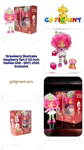 Strawberry Shortcake Raspberry Tart 5 1/2-Inch Fashion Doll - SDCC 2025 Exclusive
