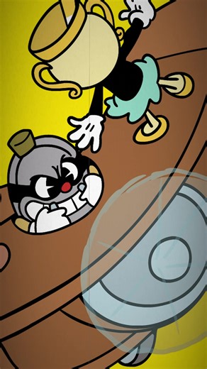 It's official: #Cuphead Cartoon Rap Battle PART 3! Watch it on September 29th on Mashed. #cupheadandmugman #cupheadshow #cartoon #animation