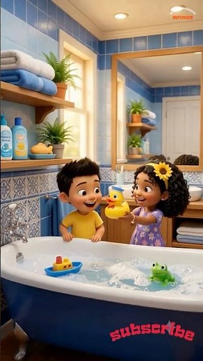 Bath Time for Kids | Daily Bath Routine | Healthy Habits for Kids | Hygiene Story