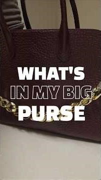 WHAT'S IN MY PURSE: BURGUNDY EDITION