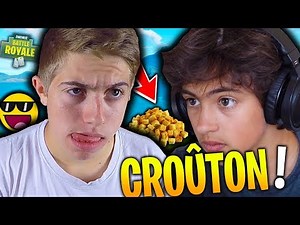 NOTRE PREMIERE GAME EN MODE TEAM CROÛTON AVEC INOXTAG SUR FORTNITE BATTLE ROYALE !!!