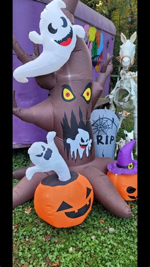 20 reactions | Welcome to our favorite holiday, Halloween  ! Every year since 2020, we have had a public trick or treat event and we love decorating the barnyard and seeing our community come out for a great time! | The Big Purple Barn, A Sanctuary | Facebook