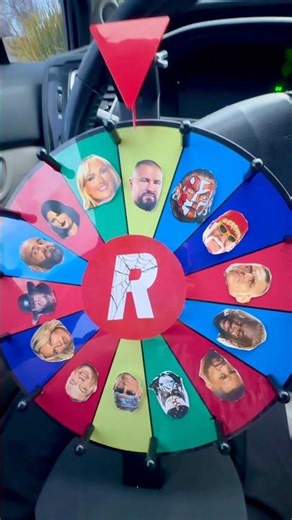 MYSTERY WHEEL CHOOSES WWE ACTION FIGURE! #wwe #wweactionfigures #mysterywheel