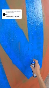 2.8K views · 97 reactions | Responder a @random.user57 Blue N #blue #graffiti #grafiti #spray #asmr #art #spraypaint #letter #graffitiletter | Resaks Graffiti | Facebook