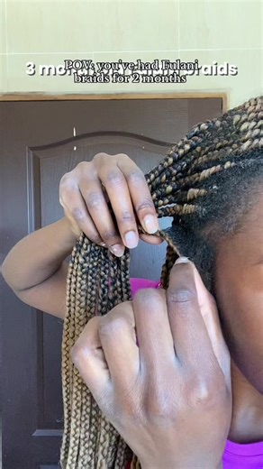 Box Braids Removal: 72 Days Later