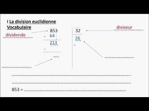 Niveau 6ème : C4 - A - division euclidienne