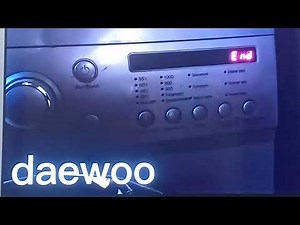 daewoo washing machine end