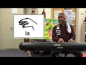 Do Re Mi Scale - Black Gospel Style - with Curwen Hand Signs - Kodaly