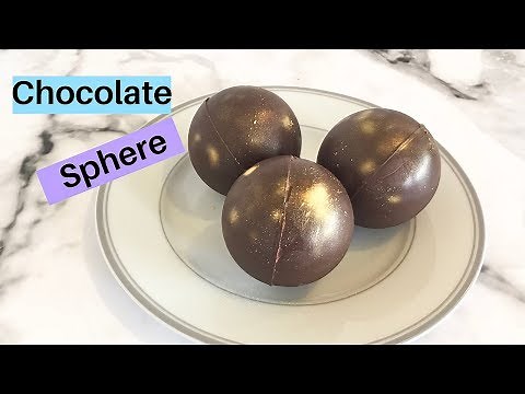 Chocolate Spheres Recipe || How to Make Chocolate Balls || Melting Chocolate Balls Recipe