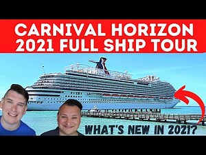 Carnival Horizon Cruise Ship Full Tour & Review 2021 | Full Walking Tour | Learn the Secret Spots
