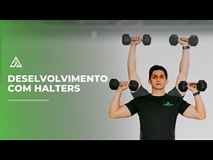 DESENVOLVIMENTO COM HALTERES #execução #ombro