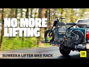 Heavy bikes? No Problem! Suweeka Lifter Bike Rack #bikerack #ebike