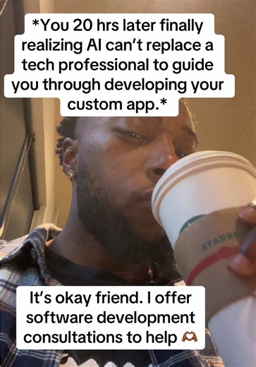 Realizing AI Can't Replace Tech Professionals for App Development