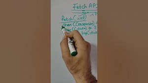 Learn Fetch API to Make HTTP Get Request to REST API in 60 Seconds #shorts