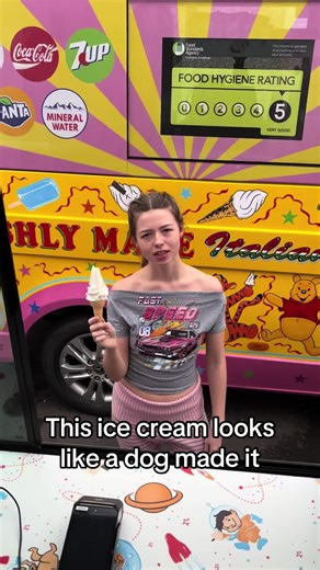 She’s actually employee of the month, every month! #fyp #icecream #edinburgh #dog #funny