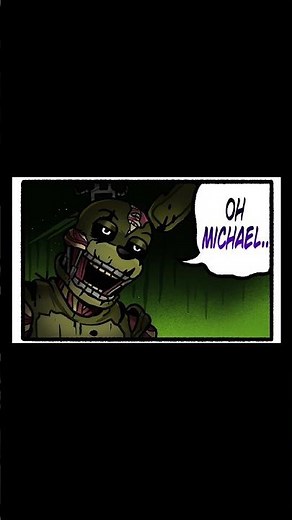 Oh Michael You're No Elizabeth | FNAF Comic Dub #shorts