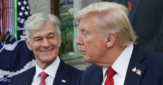 Dr. Oz Finds Cringey New Way to Suck Up to Trump