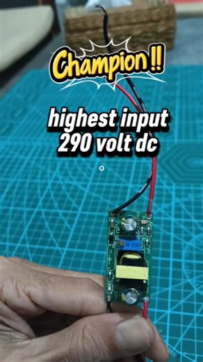 Converter Juara !! Convert highest voltage 290 volt DC to 3,6-15v. #dcconverter #highvoltageconvert