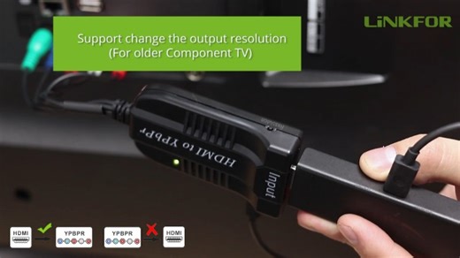 Watch LiNKFOR HDMI to Component ﹙YPbPr﹚ Converter on Amazon Live