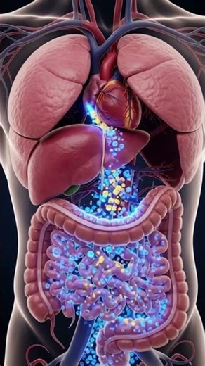 “How Food Digests Inside Your Body — Full 3D Process 🍽️ | From Bite to Exit”