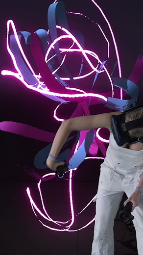 Day 3 VR Painting Process with Tilt Brush | SophieTeaArt