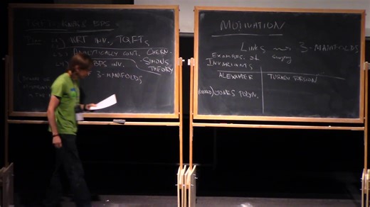 Pavel Putrov, Topological Quantum Field Theory, knots and BPS states