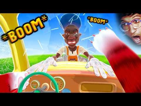 Finally CRASHING the Car in Mechanic - I Am Cat VR