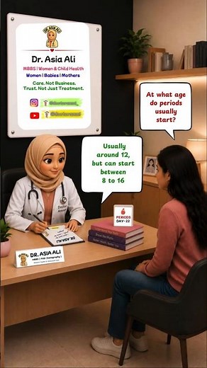 😱 Girls Can Start Periods at THIS Age? Most Parents Don't Know! 🩸#periods #puberty #girlshealth