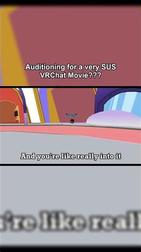 A Floating Hamburger Made Me Audition for a SUS VR Movie in VRChat