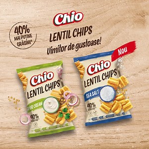 Pregătește-te pentru o nouă experiență #ChioLentil. 🤩 Descoperă noul Chio Chips cu Linte, cu Sare de mare.😋🌊 #New #ChioRomania | Chio Romania