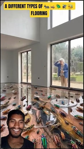 Realistic 3D Insect Epoxy Floor 😱🪲 Would You Walk Here?